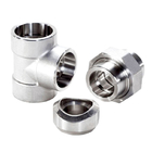 TOBO customized Normal Pipe Thread Female Tee Pipe Fittings full-size ASTM A182 F304 3000# 6000#