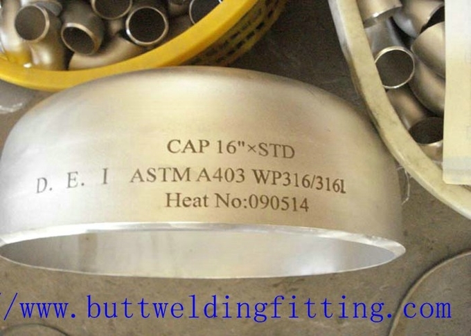 Legeringsstaal/de Duplex Roestvrije Kappen van het Buisbeëindigen ASTM A403 WP304/304L WP316/316L