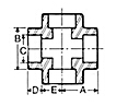 Smeedstalen pijpfittingen met zeskantkop ANSI B16.11 ASTM B564 UNS N10665