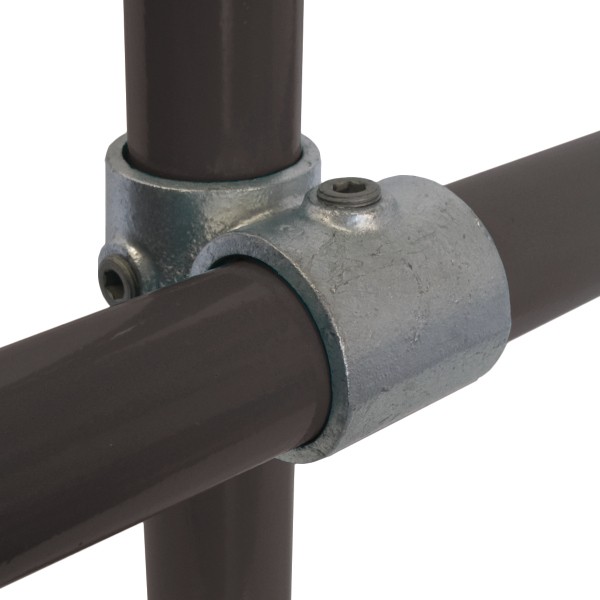 Mannelijke UitsteekselStuiklas die de Pijp van het 2 Duimroestvrije staal passen met Montage van de Gietijzer de snel Zeer belangrijke Klem 1