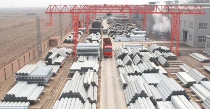 Hete Onderdompelingsgi Gelaste Pre Gegalvaniseerde het Staalpijp van de Bouwsteiger rond 0