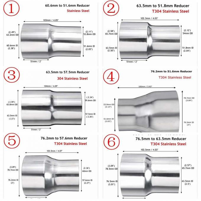 METAL Fabrieksvoorziening Butt Welding Pipe Fittings Concentric Reducer UNS S31803 Duplex Roestvrij staal Pipe Fittings 2"X 1" SCH40S 3