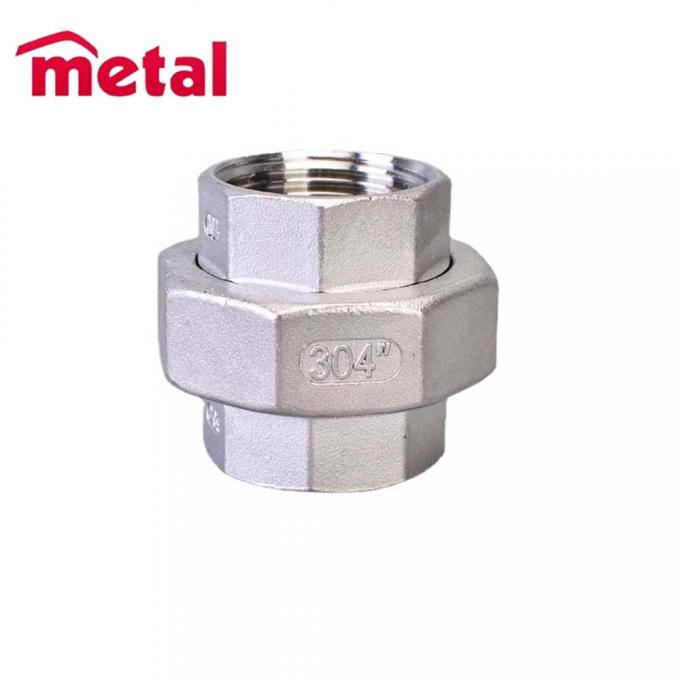 Op maat gemaakte buisconnectoren Roestvrij staal 304 Gedrukt buisbevestigingen Sanitair Roestvrij buis BSPT draad Vrouwelijke Unie 6