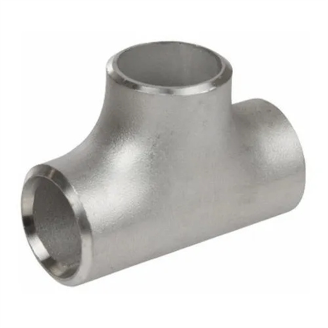 UNS S31254 Op maat gemaakte grootte in voorraad Fabriek Leverancier gelijk Tee Pipe Fittings 1