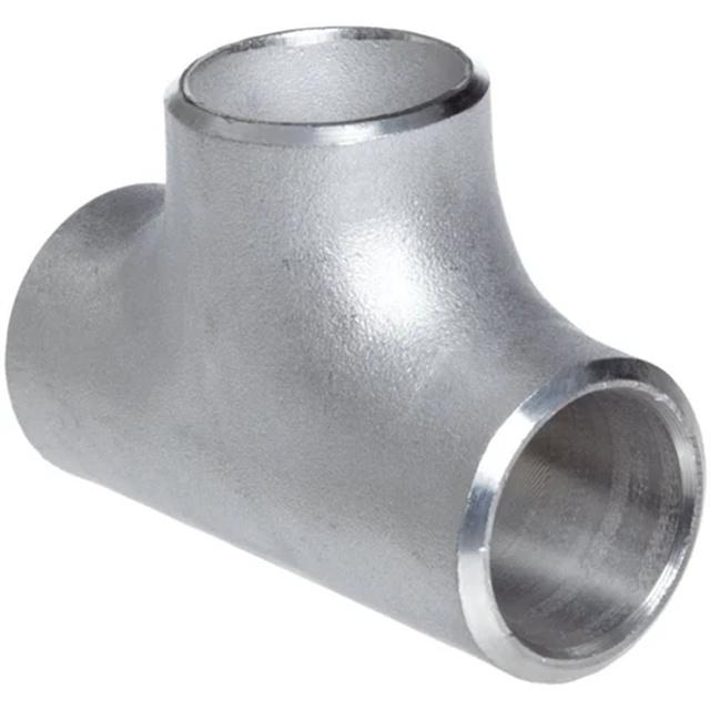 UNS S31254 Op maat gemaakte grootte in voorraad Fabriek Leverancier gelijk Tee Pipe Fittings 2