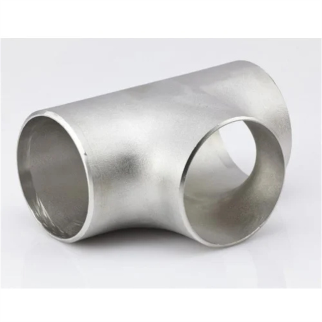 UNS S31254 Op maat gemaakte grootte in voorraad Fabriek Leverancier gelijk Tee Pipe Fittings 3