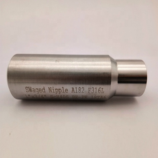 METAL ASTM A312 TP316L Concentrische Swag Nippel BLE*PSE Roestvrijstalen buisbehangers Swag Nippel 5