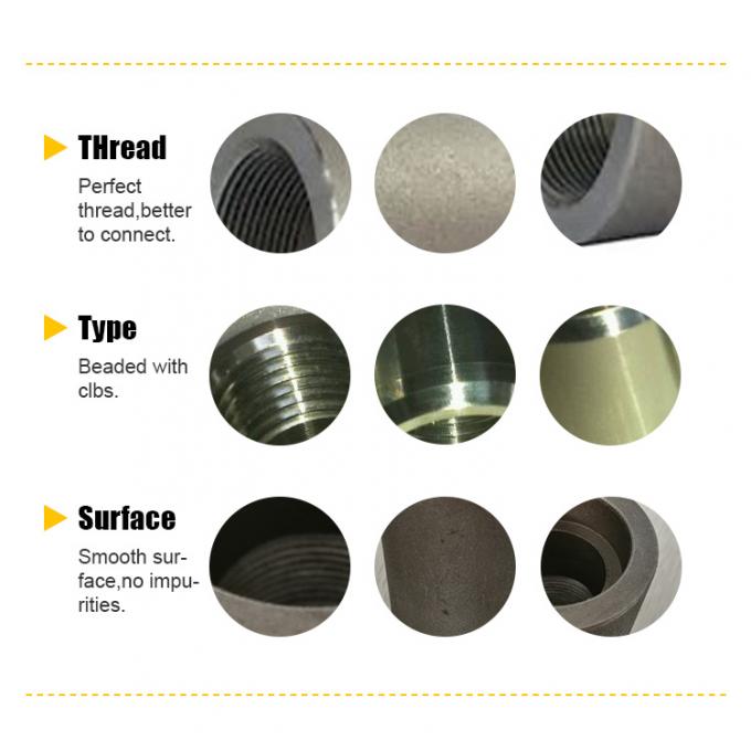 Roestvrij staal 304/316 Gelijke mannelijke draadpijp Hoogdruk Hex Nipple BSP NPT Gelijke Hex Nipple 3