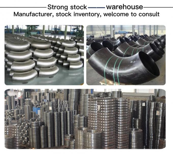 Metal Fitting 90 graden Zwarte verf naadloos Roestvrij staal Elbows Achtersteun Roestvrij gelast Elbows Lang Elbows Goede kwaliteit 6