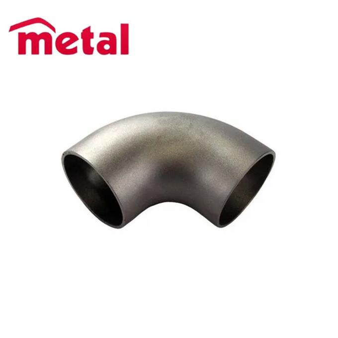 Metal Fitting 90 graden Zwarte verf naadloos Roestvrij staal Elbows Achtersteun Roestvrij gelast Elbows Lang Elbows Goede kwaliteit 0