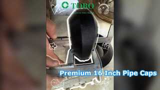 ASTM A403 WP304 roestvrijstalen buisdop 16 inch Sch120