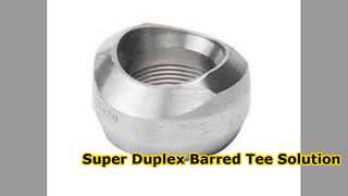 Super duplex stalen versperd T-stuk 6 inch SCH80 ASME B6
