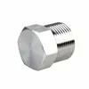 Stainless Steel Pipe Fittings NPT BSPT Male Threaded Hex Head Pipe Plug