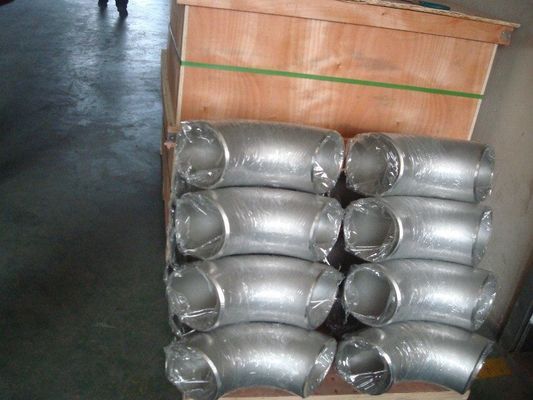 WP304H Stainless Steel Butt Weld Fittings Long Radius 90 Degree Elbow DN15 - DN1200