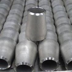 Polished Silver Stainless Steel Reducer Welded For Various Pipelines ANSI JIS DIN GB Standards