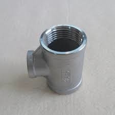 Stainless steel Pipe Fittings 304/316 Threaded Fittings Reducing Unequal Tee Forged FIttings