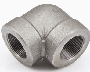 90 Degree LR Elbow Stainless Steel Pipe Fittings Double Internal Threaded Tube Connector