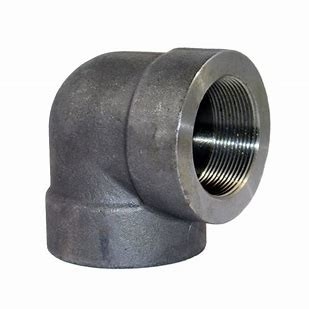 Stainless Steel Ss304/316 Pipe Fittings Forged Fittings ASME B16.9 90D Threaded Elbow