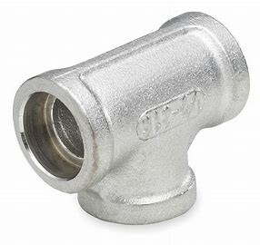 Socket Welding Tee 316 Stainless Steel Forged Tee ASTM Pipe Fittings Tee 3" X 3" Sch 30