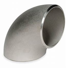 90 Deg Elbow LR BW sch40s Stainless Steel 304 Seamless Butt Weld Elbow Pipe Fittings
