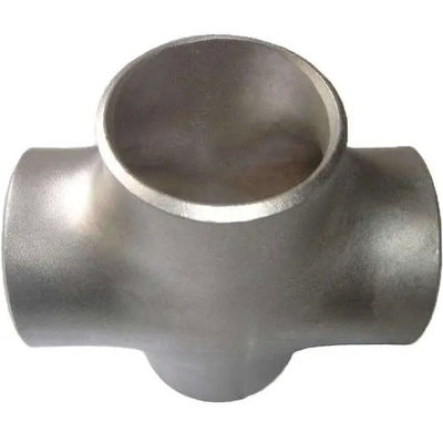 304/316L Stainless Steel Cross, Sch40 Butt-Weld Fitting Equal Tee Type for Piping System