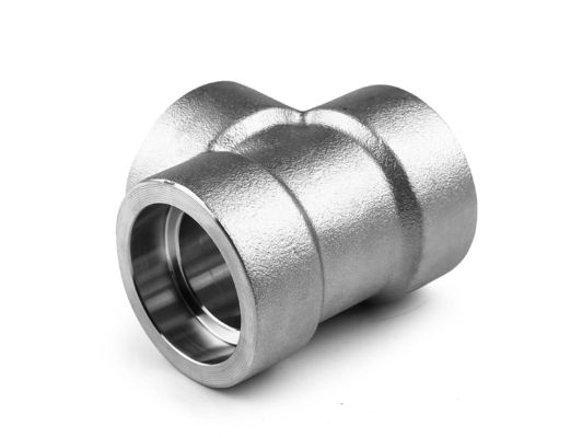 SW Stright Tee Socket Welding Fitting Forged Pipe Fitting TR TS NPS 1/8"-NPS 4" ASTM A105 ASTM A182 F304/F304L, F316/F316LASTM A182 F11, F22, F91ASME B16.11