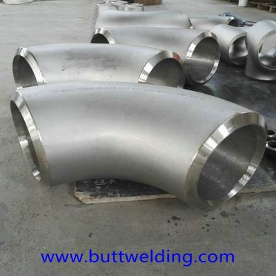 Ti Alloy Stainless Steel Elbow Long Radius 90 Degree With Silver Color