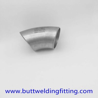 Ti Alloy Stainless Steel Elbow Long Radius 90 Degree With Silver Color