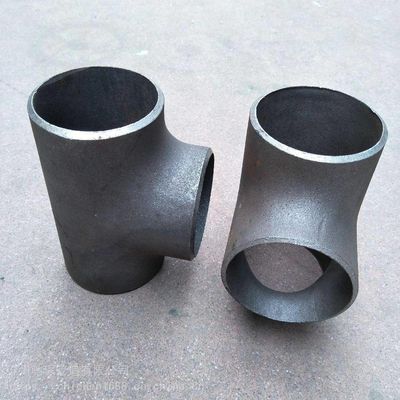 METAL Low Alloy Steel Pipe Fittings Butt Welding Pipe Fittings Equal Tee A403 WP904L 6" SCH40 ASME B16.9
