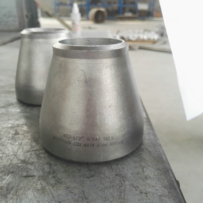 Alloy C-22 / Hastelloy C-22 Nickel Alloy Concentric Reducer 4" X 2" SCH40 SMLS ASME B16.9