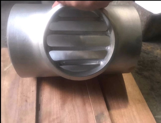 Stainless Steel A403 WP316L Barred Tee DN150X DN80 SCH40 ANSI B16.9