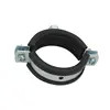 Quick Release Pipe Clamp Tube Hose Clamps With Rubber Pipe Bracket Lined Rubber