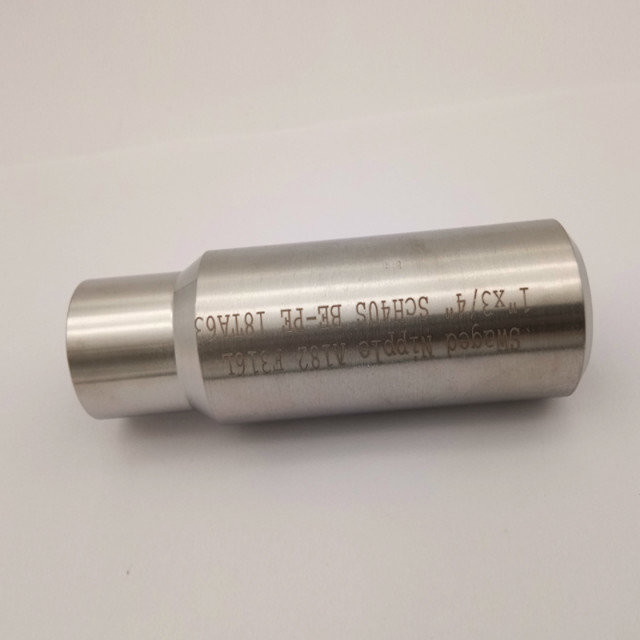 TOBO Sch40 Stainless Steel Pipe Tube Swage Nipple Carbon Steel Pipe Fittings in ASTM 304L 316 316l 3