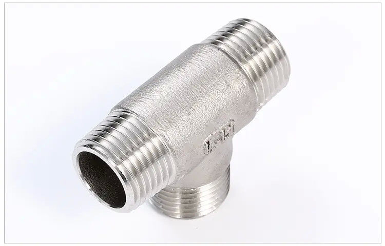 TH Tee Threaded Fitting Forged Pipe Fitting NPS 1/8" - NPS 4" ASTM A182 F304/F304L, F316/F316LASTM A105ASME B16.11ASME B1.20.1