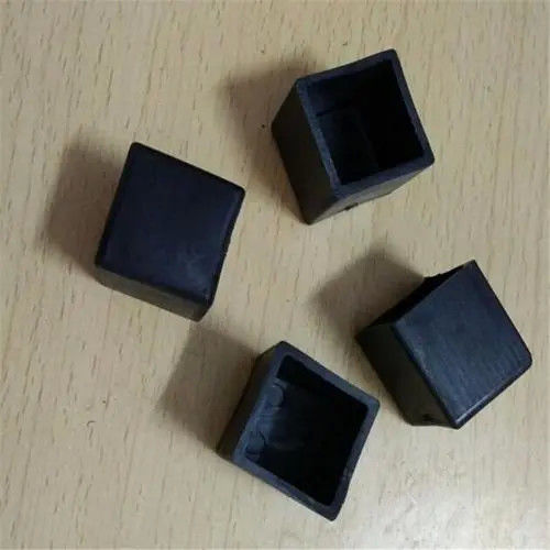 Square Round Tubing Round Square Pipe End Tubing Insert Plug Black Plastic Plug/plastic Injection Customized Moulding