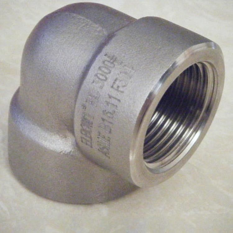 TH Elbow Threaded Fitting Forged Pipe Fitting NPT BSPT BSPP NPS 1/8