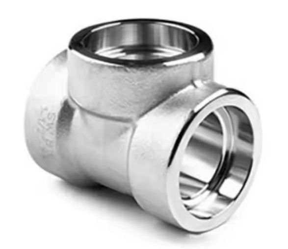ASME B16.11 Threaded Stainless Steel Tee For High-Pressure Chemical