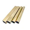 Titanium tube golden round pipe 201 stainless steel color welded pipe