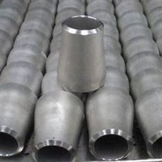 Polished Silver Stainless Steel Reducer Welded For Various Pipelines ANSI JIS DIN GB Standards