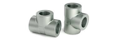 Nickel Alloy Pipe Fitting High Precision B366 WPHC276 Hastelloy C276  SCH80 1-24'' Threaded Tee