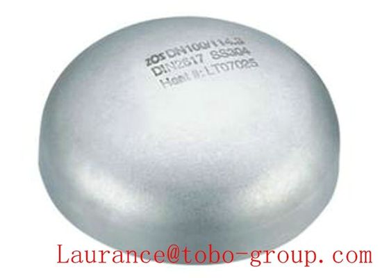 Oplossing gegloeide stompe las fittingen pijpdop 316L SCH80 ASME B16.9 DN100
