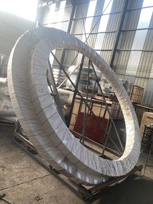 6" WN 2500LB Stainless Steel Flange Fitting ASTM A694 F52 ,RJ Stainless Steel Pipe ASME B 16.5 WN Flange Dimension