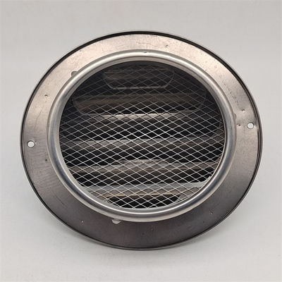 Seamless Stainless Steel Pipe Air Vent Cap Wall Kitchen Cover Wall Round Vent