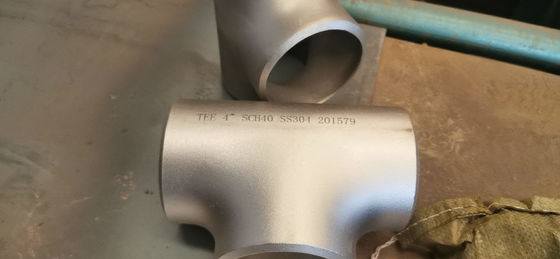 Socket Stainless Steel Tee UNS S30400 Sch80 3/4 Inch Equal Tee Forged Fittings