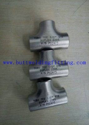 Threaded Stainless Steel Tee with Tensile Strength 1000°F Temperature Rating Light Weight
