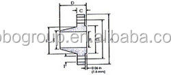 ASTM A182 304 316L 904 2205 2 Inch Pipe Flange Pn16 RF Stainless Steel Forging Plate