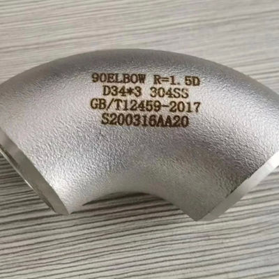 4 Inch Dn 15 Sch 80 304 Pipe Fitting Welding Connection Elbow Stainless Steel Elbow