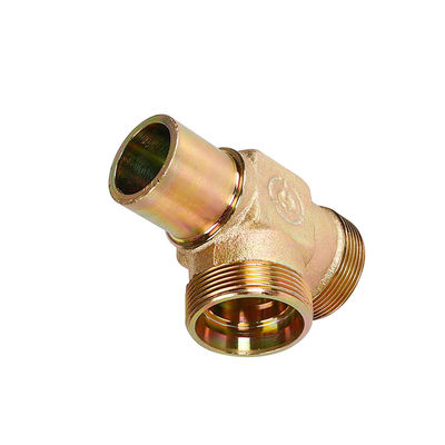 Three-Way Elbow Brass Tee Point 4 Point Internal and External Thread Pipe Fittings