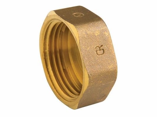 TOBO Copper 3/8" NPT Hex ROUND Head Pipe Cap for High Pressure Applications