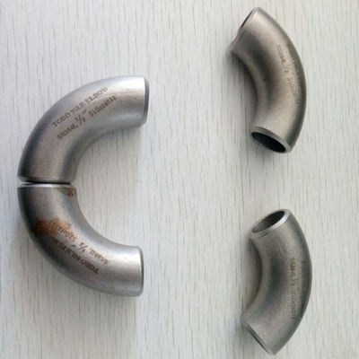 ASTM A403 WP321 / H Austenitic Stainless Steel Pipe Fittings Long Radius 90 Degree Elbow